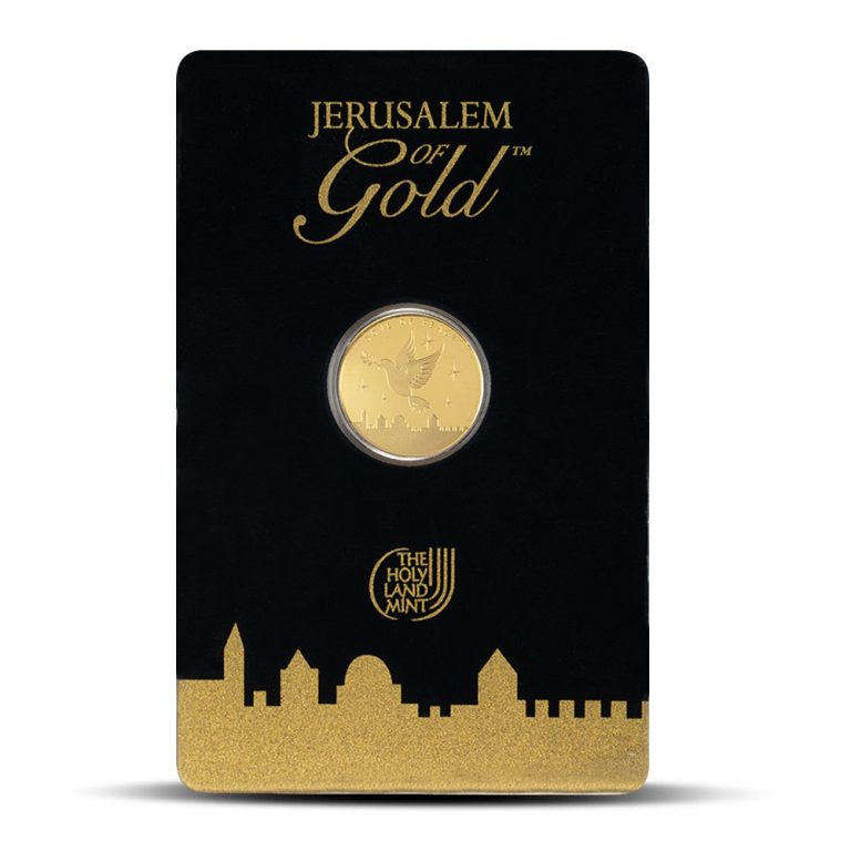 1/10 oz The Holy Land Mint Gold Round (New w Assay)